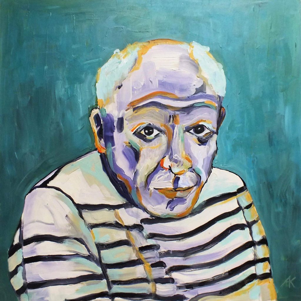 Portret Pablo Picasso Krogulecka